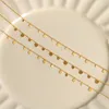 Ketens Multi-layer ketting hart hanger ketting dameshals kettingen voor vrouwen goud kleur choker sieraden 2024