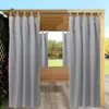 Modern Outdoor Blackout Curtain Waterproof Window Curtains Sun Blocking Garden Gazebo Porch Door Screening Home Decor Rideaux