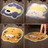 Carpets Cartoon Plush Floor Mat Cute Animal Series Thickened Absorbent Bedside Easy To Take Care Of Entry Door Bedroom