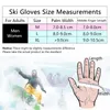 Vinterskidhandskar Vattentäta handskar med pekskärm Snowboard Thermal Fleece Gloves Warm Snowmobile Snow Handskar Män kvinnor