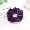 2023 Nouvelle arrivée Zip Scrunchies Femmes Velvet Hiver Hair Tie Pocket Hair Styling Chouchou Vintage Srunchies Ornements