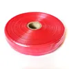 Ampi involucri da 5 cm per guscio di salsiccia 50m/100 m di plastica da hot dog di plastica non commestibile involucro trasparente tra prosciutto color rosso cruscola