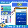 Hiby R2 R3 R6Pro 디지털 배터리 용 Ykaiserin 배터리 R2, R3, R5