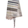 Craquins marits messianques juifs tallit bleu et or