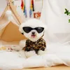 Dog Apparel Cute Pet Jumpsuit With Ear Hat Fashionable Leopard Print Winter Warmth Plush Stylish For Weather