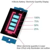 1s 2s 3s 4s Single 3,7 V Lithium-Batteriekapazitätsanzeigemodul 4,2 V Blau Anzeige Elektrische Fahrzeug Batteriestärke Tester Li-Ion