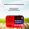 Player Digital Song Radio per gli anziani altoparlanti portatili portatili mini MP3 Player Luminious Key Supports TF Card / U Disk Playback