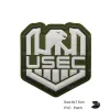 Escape personalizada da braçadeira periférica de Tarkov Cartas de USEC Letras de emblemas reflexivo tático de mochila