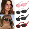 Lunettes de soleil Lunes de soleil de petit cadre polarisés ovales pour les femmes Fashion Shades Eyewear