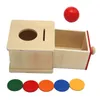 Wooden Shape Matching Box Montessori Toys Kids Color Sorting Drawer Games Parish Learning Fine Movement Training Educational Toy