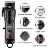 HIENA Professional Hair Trimmer For Men Barber Rechargeable Clipper Cordless Cutting Machine Beard 212 240411