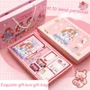 Chen Lin Lin Manuale da 186 pezzi Set studente Studente Diario Diario Account libro regalo Box Set Girl's Notebook GIRNALI