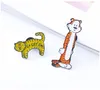 standing Tigger badge Cute Anime Movies Games Hard Enamel Pins Collect Metal Cartoon Brooch Backpack Hat Bag Collar Lapel Badges