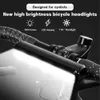 X-TIGER Super Bright LED Bike Light USB Rechargeable Bicycle Headlight-5 Modes Waterproof Bike Headlight Front Bike Light