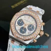 Mâle AP Wrist Watch Royal Oak Offshore Series 26234SR Même Diamond White Pan Blue Blue Eyes Fashion Fashion Leisure Business Sports Watch