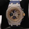 Lussuoso aspetto completamente guardato per uomo donna top artigianato orologi Mosang Diamond unici e costosi per il lussuoso hip hop lussuoso 70499