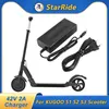 48V 2A Cargador de batería de potencia para Kugoo S1 S2 S3 Accesorios de scooter eléctrico Piezas de adaptador de carga rápida EU Salida