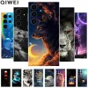 Per Galaxy S23 Ultra 5G Case Silicone Soft TPU Clear Protector CAPA per Samsung Galaxy S 23 Ultra Cover S23ultra Painting Fund