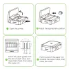 Drucker 110*30 mm Thermalpapier für Pooli L3 Tragbarer Fotodruckernotizen Aufkleber Papier Travel Records Buchhaltungsbilderliste