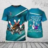 ClooCl Men T-shirt 3D Graphics Bowling Jersey Gedrukte vrouwen Korte mouw T-shirts Casual mannelijke toppen Men Kleding