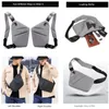 Fengdong Men Ultra Thin Antitheft Small Chest Bag Mini Cross Body Body