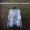 Mix Style 2024 Autumn Autumn Mens Sweater Sweater Clothing Pullover Slim Fit Fit Fit Nasual Patchwork Print Print Fashion Malle -Woolen Woolly Jumper#A3