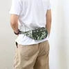 Taillenbeutel Camouflage Sports Männer packen männlicher Brustgürtel langlebige Leinwand Hüft Bum Military Bag Frauen Beutel Reißverschluss Tasche Ankunft