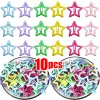 2/10pcs نجم Hairclip Women Silver Color Cute BB Clips Girls Barrettes Simple Metal Snap Clip Accessories Hair Jewelry Exclyder