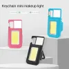 Mini LED 1500 lm ficklampa Arbetet First Aid Light Makeup Lamp Portable Pocket Keychains USB Laddningsbar för utomhuscamping