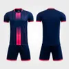 Nuovo abito da calcio da calcio per bambini abbigliamento per abbigliamento per abbigliamento per la squadra a strisce traspirante Stupta di calcio stampabile