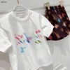 Classics Baby Tracksuit Suit Summer Kids Designer Clothes Taille 90-160 cm LETTRE COLORURE IMPRESSION DE LOGO