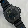 Automatisk mekanisk rörelse Paneraiss Panerai Luminor Watches 19 år Full uppsättning Panahai Mens Watches Stealth Series Automatisk mekanisk PAM00616 Kalender 47