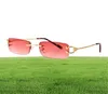 Red Fashion Sport Lunettes de soleil pour hommes Unisexe Buffalo Horn Lunes Mens Femmes Sun Sun Eyeglass Silver Gold Metal Frame Eyewear5672373
