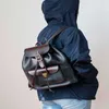 Fabrika tabaklanmış deri sırt çantası inek derisi üst katmanı, unisex moda sırt çantası erkek ve kadın, eğlence seyahat 240415