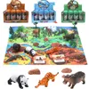 3 tür dinozor model oyuncak seti deniz hayvan figürleri harita simüle hayvan öğrenimi ebeveyn-çocuk etkileşim oyuncak çocuk hediyeleri