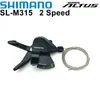 Shimano Altus SL-M315 SL-M310 SHIFTER dźwignia 2x7 2x8 prędkość 14S 16S Zmiana zmiany biegów szybki ogień plus kabel zmiany biegów M315 M310