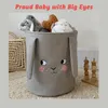 Foldable Laundry Basket for Dirty Clothes for Kids Baby Children Toys Canvas Wasmand Large Storage Hamper Office Home Organizer