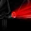 LED SADDLE SEATPOST VARNING CYKLAMA 30LM 350MAH TYP-C USB RECHAREBLEABLE MTB ROAD BIKE BACKLIGHTER 6 MATS Vattentät