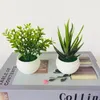 Decorative Flowers Artificial Safe Durable Aloe Vera Miniature Garden Accessories Plants In-demand Potted Stylish Succulent Mini