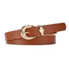 Belts Versatile Women Belt Stylish Women's Faux Leather With Carved Buckle Adjustable Length Multi Holes Design For Jeans