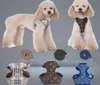 Arnês de cães de grife e treliças conjuntos de padrões clássicos colares colares de coleira de malha respirável para cães pequenos Poodle schnau5721005