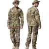Calça um tacs au camufle exército uniforme militar homens táticos cargo tático
