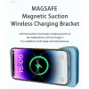 Sticks Bluetooth Phone Grip Magnetic Camera Handle Photo Bracket Antishake Selfie Device för Android Apple Magsafe Trådlös laddning