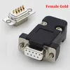 1pcs DB9 Adapter -Anschluss Core RS232 Serial COM -Steckeranschlüsse Loch/Pin DB15 Frauen männlicher Port -Socket D Sub DP9 Plastikkoffer