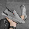 Casual Shoes Men's Outdoor Breathable Ice Silk Canvas Board Loafers