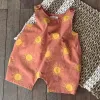 Broek Koreaanse zomer pasgeboren baby zon print romper peuter babyjongen meisje los schattige jumpsuit slabibeen broek