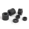 10/20 / 50pcs Black Round Hollow Hasher Washer M8 Plastique Plastic Notherened Jacket Meubles Pieds Piets Poule LEG LEGLAGE