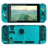 Nintend Switch DIY Replacement Housing Shell Transparent Yellow Case Set for Nitendo Nintendo Switch Console Right Left Joy-Con