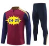 23 24 25 Top Pedri Tracksuit Adult Boys Training Suit 2024 2025 Men and Kids Tracksuits Ansu Fati Pedri Lewandowski Camisetas de Football