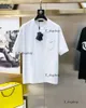 PRA 티셔츠 남성 Tshirts 디자이너 옷 패션면 커플 티 클래식 레터드 트렌디 트렌디 한 디자이너 티셔츠 남성과 여성 모두 336